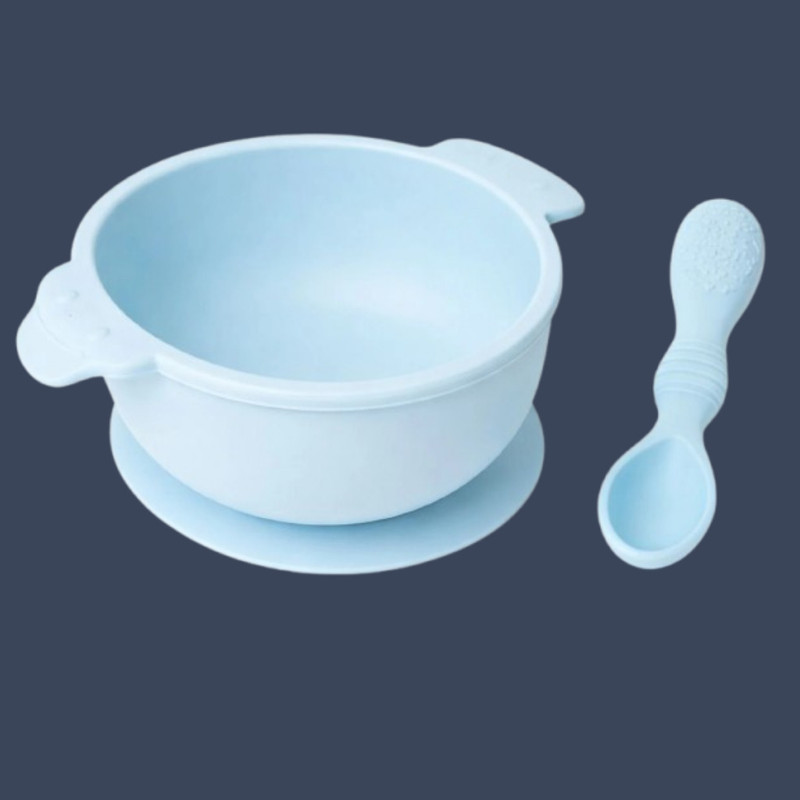 arivya Soft Serve Baby Dish  - sillicon(Blue)