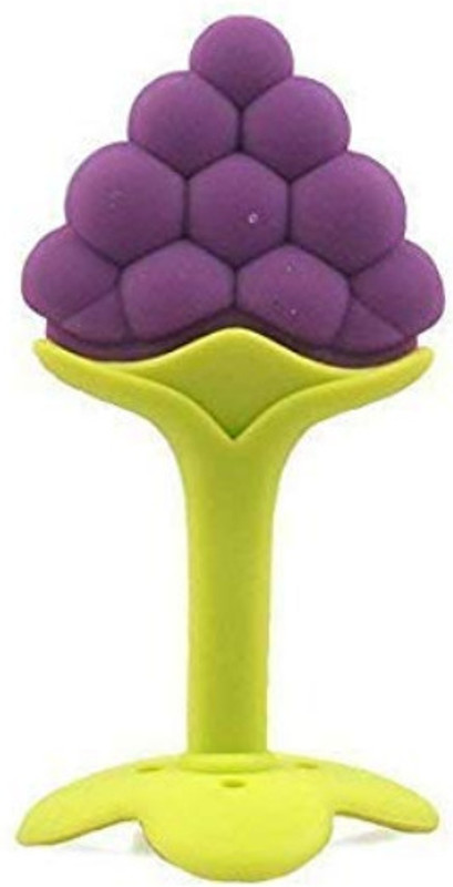 ENKAYBEE Fruit Teether Purple - BPA Free(Purple)