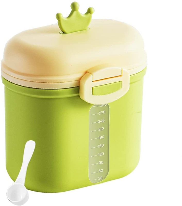 ELEPHANTBOAT Baby Formula Dispenser with Scoop Double Layer Milk Powder Container for Travel - Food Grade Plastic(Multicolor)