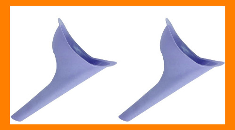 BZILO Pack of 2 Silicone Stand And Pee Urination Device For Women Color May Vary C65 Reusable Female Urination Device(Multicolor, Pack of 1)