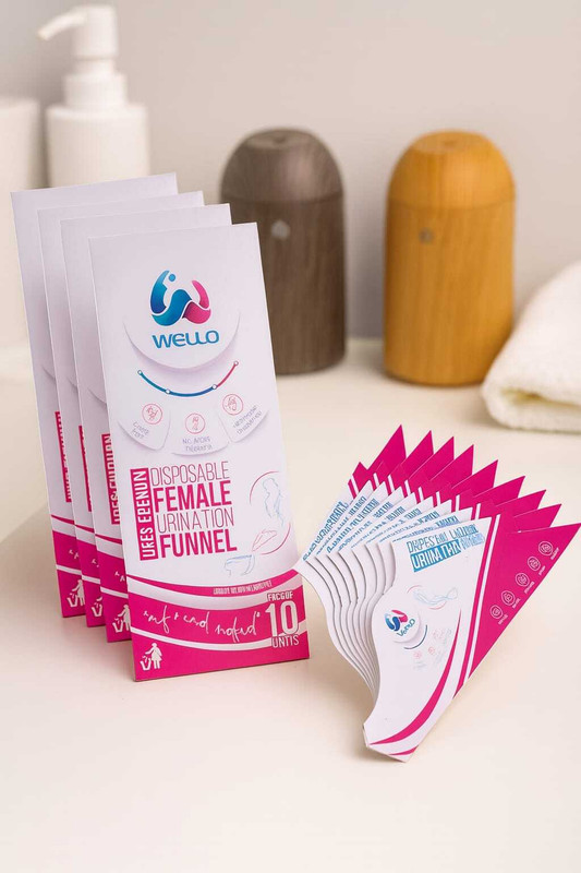 manvicare MCSP2024 Disposable Female Urination Device(Pink, Pack of 20)