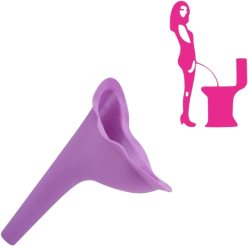 Xxyz Silicone Reusable Female Urination Device(Multicolour, Pack of 1)