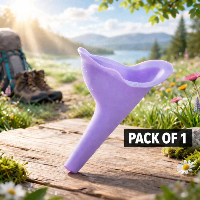 CREATIONSSHYAM 1307L-LSP-P1 (FUDP1) Reusable Female Urination Device(PINK, Pack of 1)