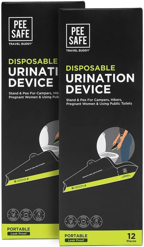 Pee Safe Foldable & Disposable Female Urination Device(Multi, Pack of 24)