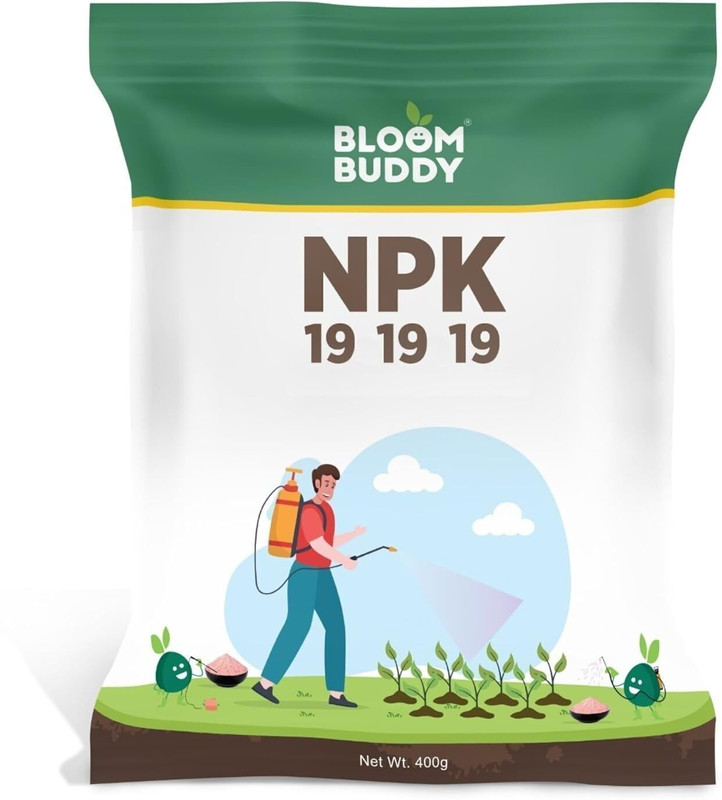 Bloom Buddy NPK 19-19-19 Water Soluble Fertilizer for Plants NPK Fertilizer(0.4 kg)