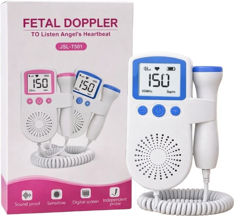 BOS MEDICARE AWR_01H White, Blue Fetal Doppler