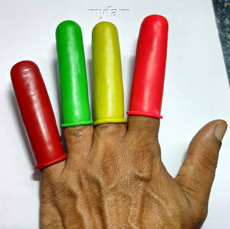 Kollakkompil Spices Nylon Finger Guard(6.2 cm Pack of 4)