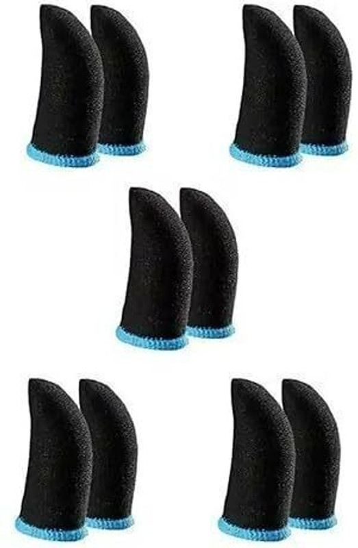 GamersGrip 7-Pair Carbon Fiber Sleeves (14pc) | Odor-Resistant | Longest-Lasting Pack Finger Sleeve(Pack of 7)