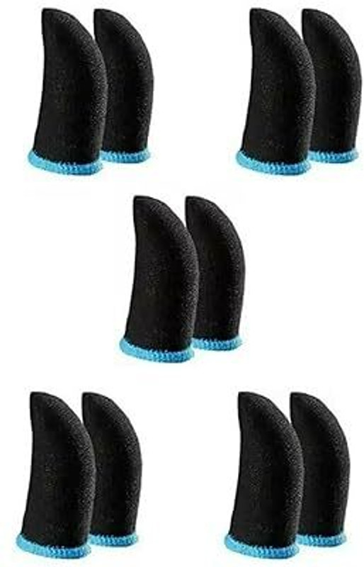 ALFA URBAN Thumb & Finger Sleeves, Sweat-Proof For PUBG & All Gaming (5 Pair - 10 Pieces) Finger Sleeve(Pack of 10)