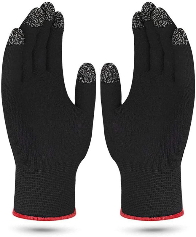 Gadgetturbo Full Hand Gaming Gloves For All Types Games To Control Mobile Touch Screen Finger Sleeve(Pack of 2)