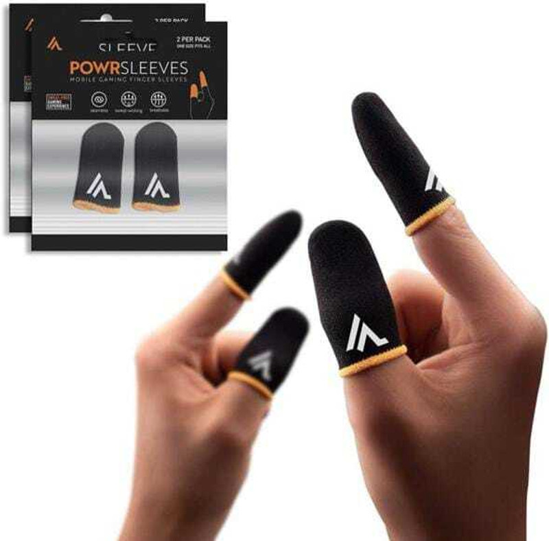 Joyful Journey Gaming Finger Sleeves – Anti-Slip, Anti-Sweat Sleeves for Precision Control Finger Sleeve(Pack of 4)