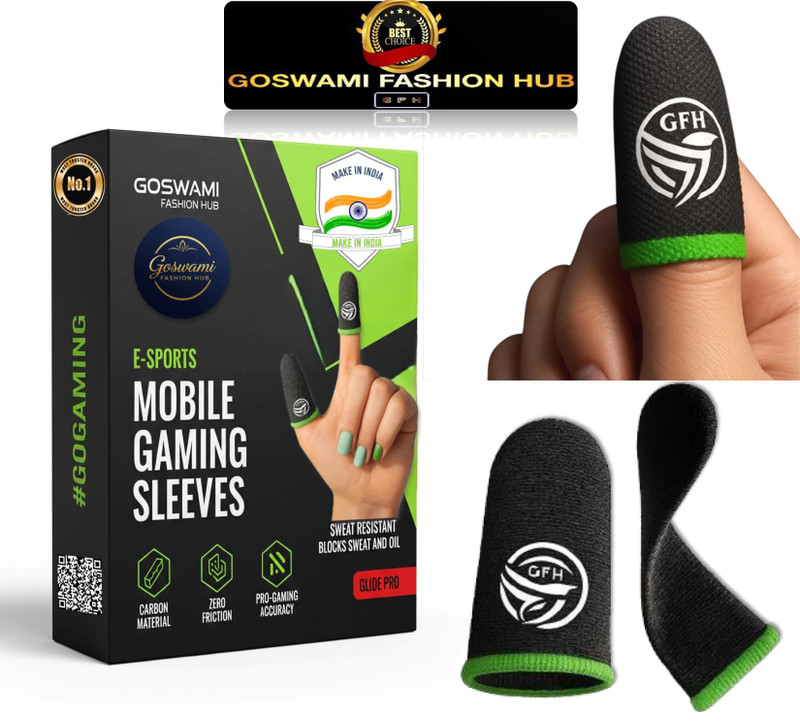 GOSWAMI FASHION HUB Professional Premium Gaming Finger Sleeve(Pack of 2)