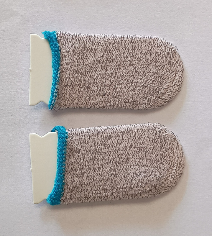LLFS Pastel Pink Colour (Rare Colour) Anti-Slip Thumb Mobile Game Finger Sleeve(Pack of 3)