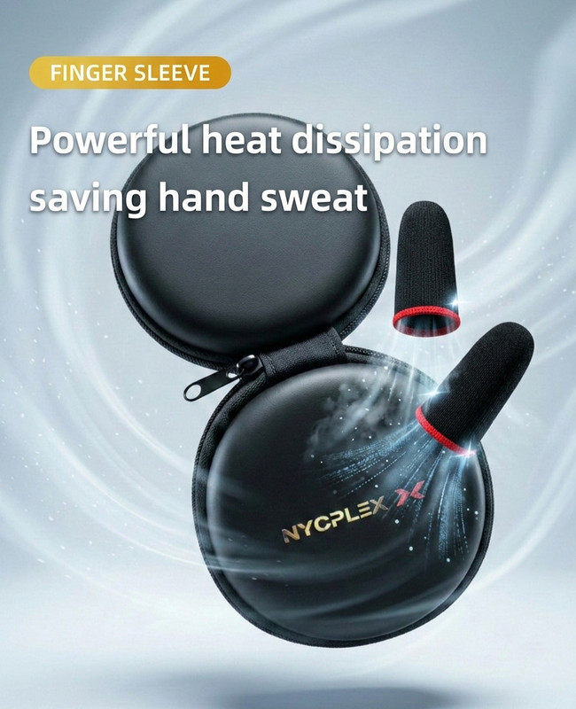 NYCPLEX X Thumb & Finger Sleeve for Mobile Game Anti-Sweat With Pouch Finger Sleeve(Pack of 2)