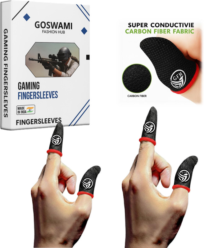 GOSWAMI FASHION HUB Thumb Sleeves for BGMI, PUBG, Free Fire Mobile Games Finger Sleeve(Pack of 4)