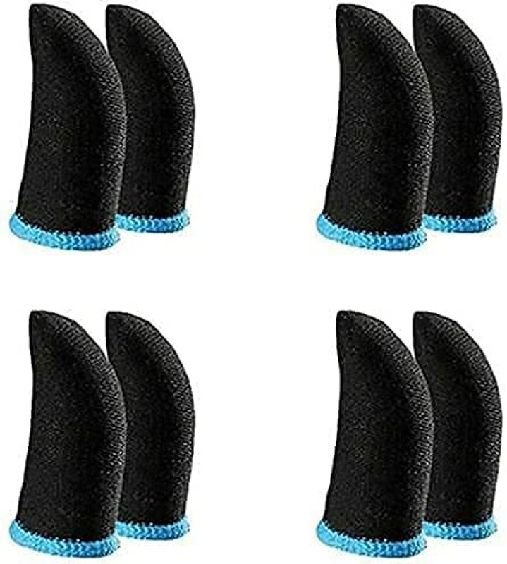 KAYKUS 8Piece Pubg Game Finger Sleeve Touchscreen Finger Sleeves for Gaming Anti Sweat Finger Sleeve(Pack of 4)