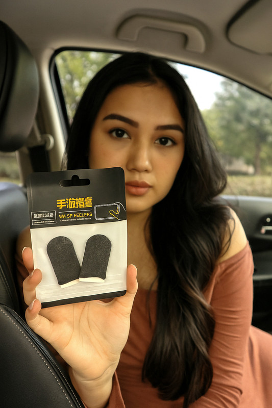 WASP FEELERS Pro Gaming Finger Sleeves – Sweatproof, Ultra-Sensitive Touch for Mobile Players Finger Sleeve(Pack of 4)