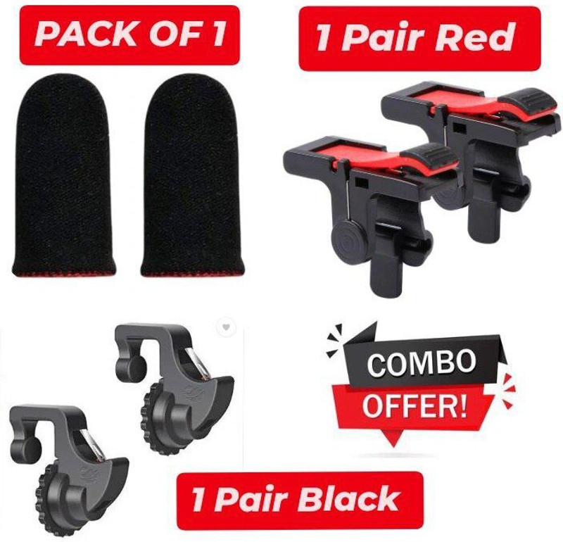 RRRB Amplifiers (Pack of 1) Trigger Blue (Pack of 1) Trigger Red (Pack of 1) and Finger Sleeve(Pack of 4)