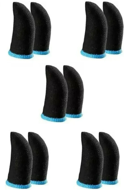 SWARUP Anti-Slip Thumb & Finger Sleeve Increase Your Gaming Score Slip-Proof 10 Pieces Finger Sleeve(Pack of 5)