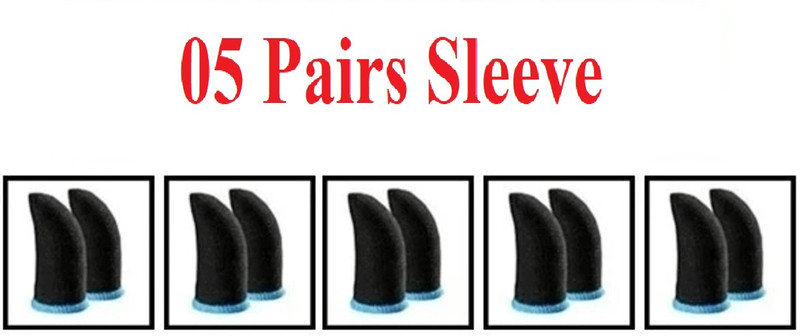 Jape Finger sleeve for Mobile phone Gaming Sleeve Anti-Slip use ful for Gaming Finger Sleeve(Pack of 6)