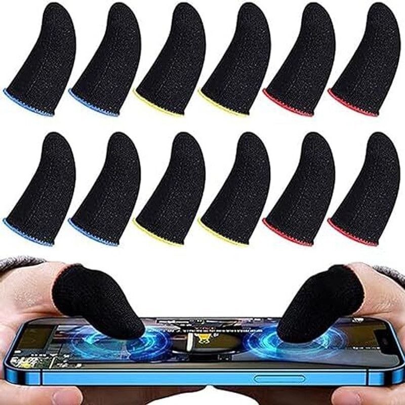 Boltfire Finger Sleeve For Pubg and all Gaming Finger Sleeve (Pack of 10) Finger Sleeve(Pack of 10)