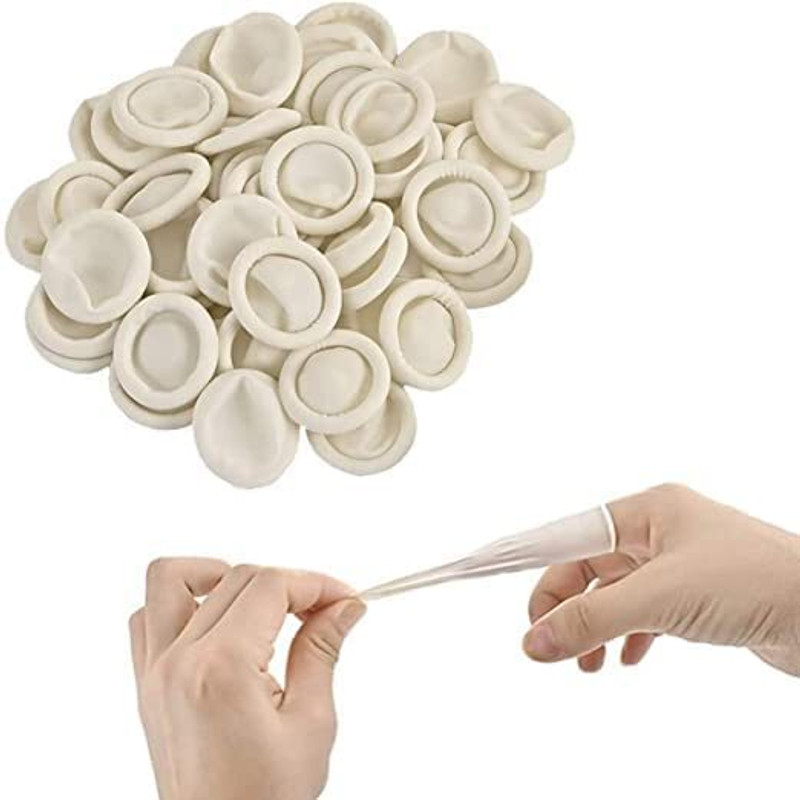 sr enterprises Safe Finger Cots Pack 100 (200) Latex-Free Finger Protectors Finger Sleeve(Pack of 200)
