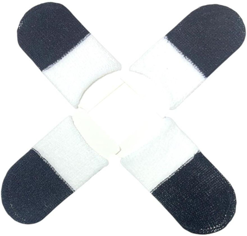 SJDDGOODS multicoloursleeveblueblack2pair Finger Sleeve(Pack of 4)