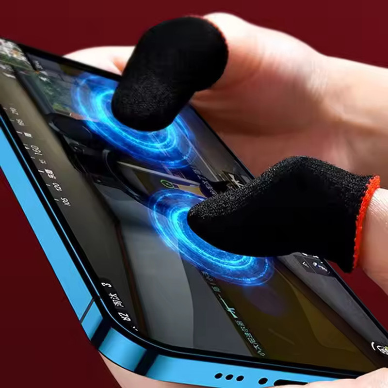Koli Ka Dukan PUBG Pro Gaming Finger Sleeves – Anti-Slip, Sweat-Resistant Touchscreen Gloves Finger Sleeve(Pack of 2)