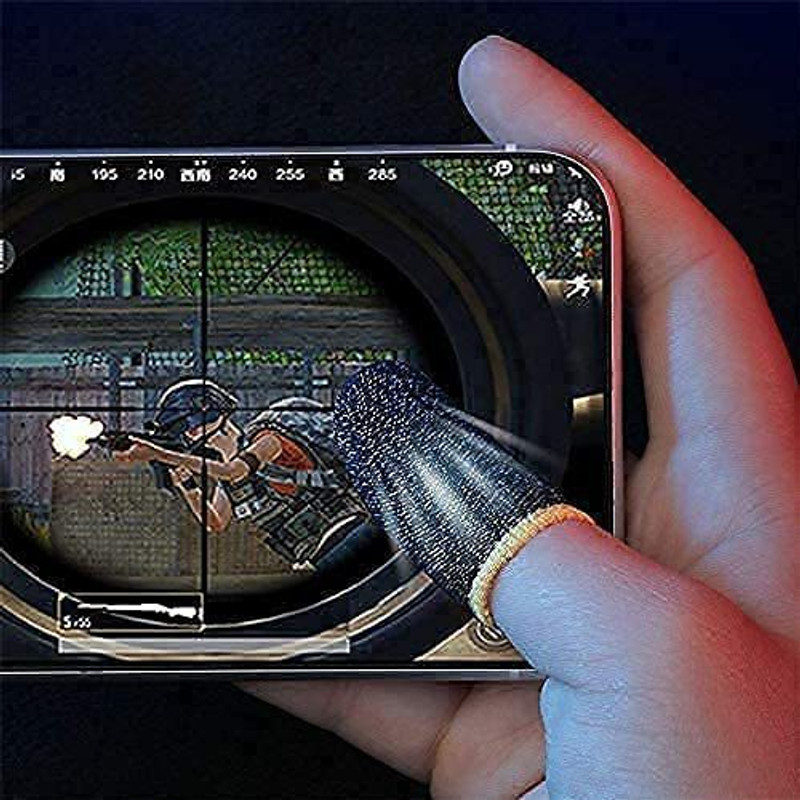Inorvo PUBG Top Quality [2 Pair] Finger Sleeve for Smooth Thumb Grip & Responsive Touch Finger Sleeve(Pack of 4)