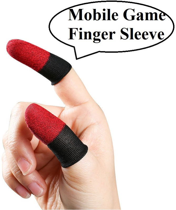 Jape Gaming Finger Thumb Sleeve Finger Cover for PUBG Sweat Proof Sensitive TouchScreen Finger Sleeve(Pack of 2)