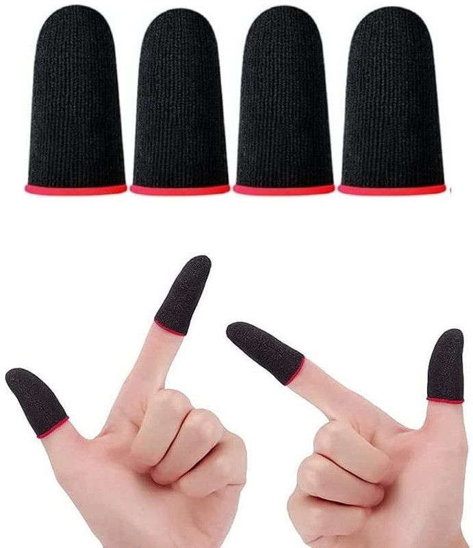 YBN PubG Mobile Gaming Thumb Sleeves Professional Touch, Anti Slip (4 pair) Finger Sleeve(Pack of 8)