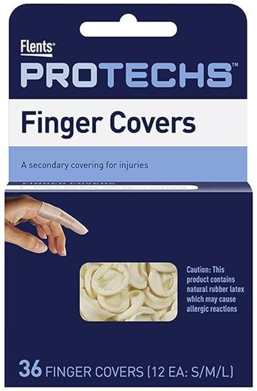 Flents First Aid Finger Cots - Protection for Finger Tips From Cuts, Burns or Blisters Finger Sleeve(Pack of 36)