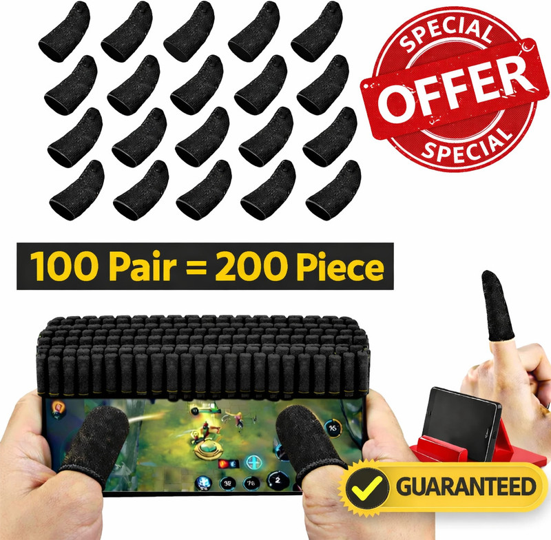 WASP FEELERS 100 pair = 200 piece Finger Sleeve(Pack of 100)