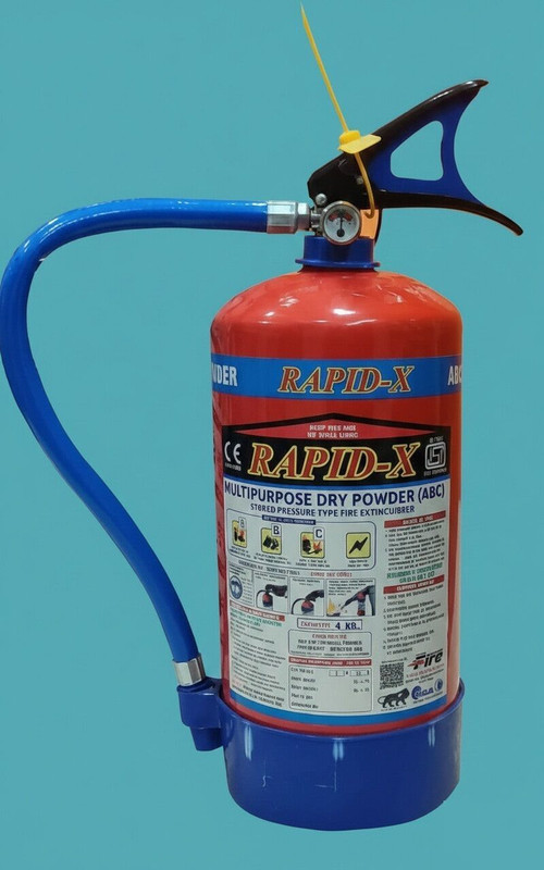 Attack Fire 4kg Dry Powder Fire Extinguisher ABC Type Portable Fire Extinguisher Mount(4 kg)