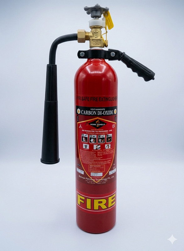 agni shield CO2 Type Non Non-Magnetic Fire Extinguisher Mount(4.5 kg)
