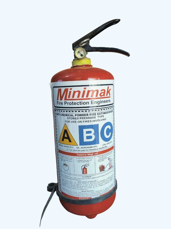 Minimak fire services ABC 6kgs Fire Extinguisher Mount(6 kg)