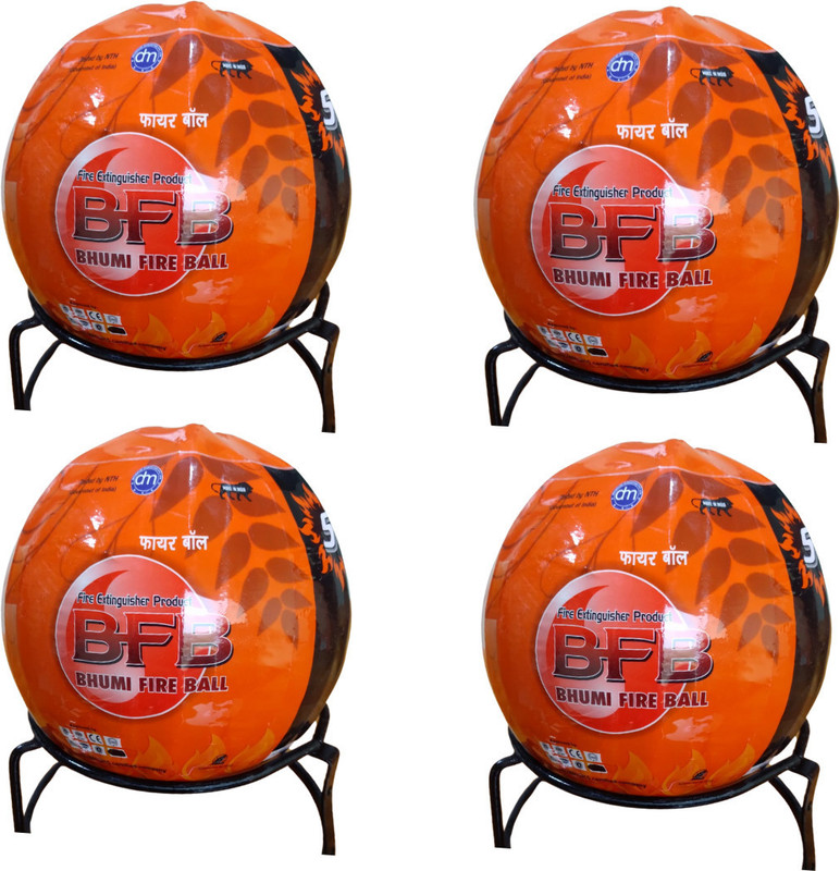 bfb BHUMI FIRE Ball 5.2kg Pack of 4 Fire Extinguisher Mount(5.2 kg)