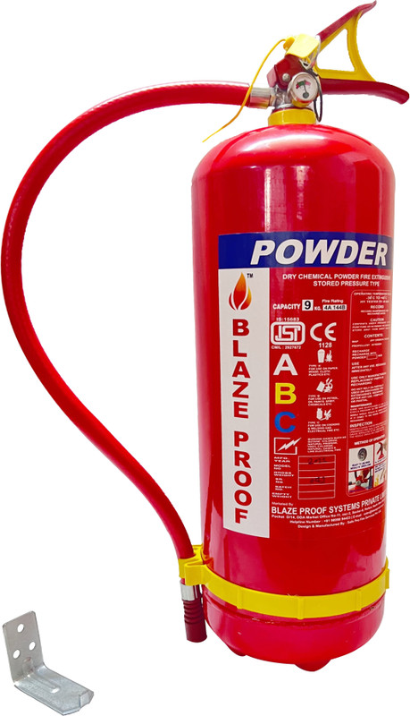 Blazeproof ABC Powder Type (Pack of 1) Fire Extinguisher Mount(6 kg)