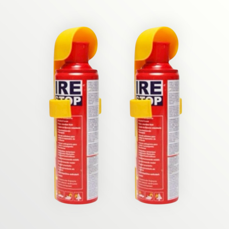 DETECT 1Kg Fire Stop ISI Certified Portable Fire Extinguisher Spray Fire Extinguisher Mount(1 kg)