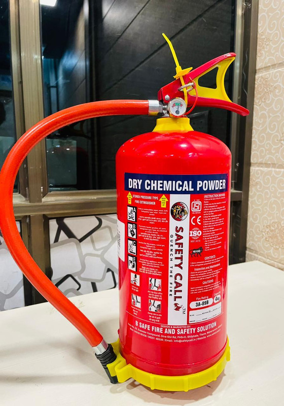 Safety Call B Safe 4kg-ABC Dry Chemical Powder MAP-Stored Pressure Fire Extinguisher Mount(4 kg)