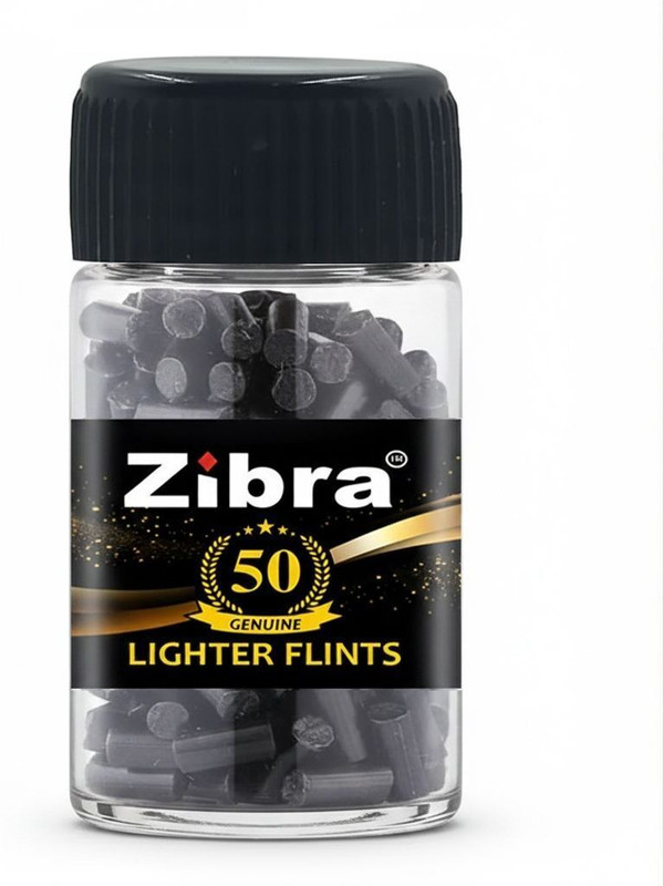 ZIBRA Lighter Flint Stone 50 Genuine Lighter Flints I Durable Quality Strong Spark Flint Fire Starter