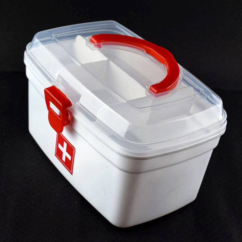 uprime Plastic Rectangular Medicine Box, Medical Box - 107 First Aid Kit(Sports and Fitness)