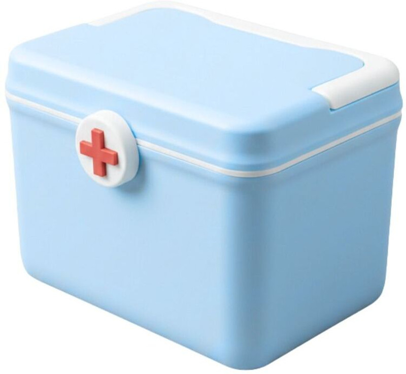 GARBIFY Medicine Cabinet First Aid Kit Medical Box Household Plastic Storage Box First Aid Kit(Home, Sports and Fitness, Vehicle, Workplace)