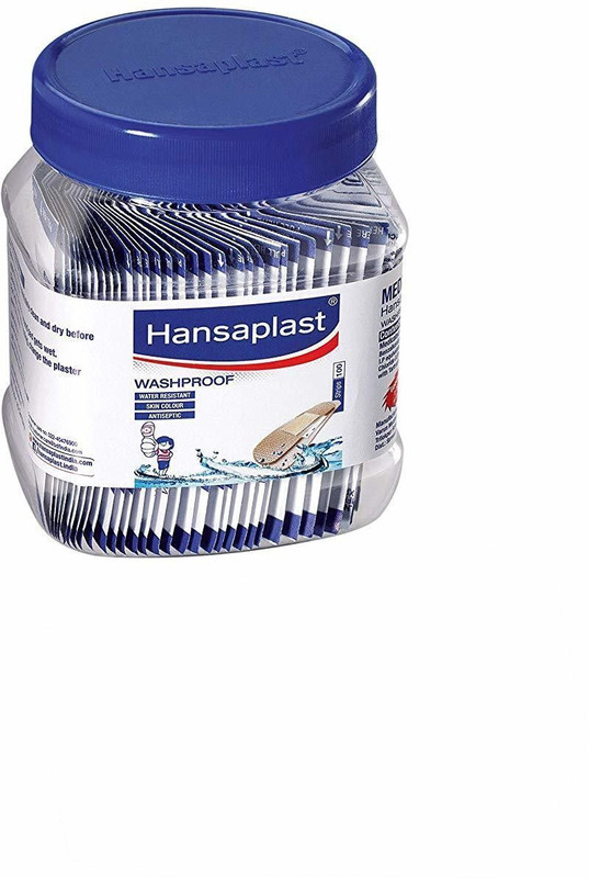 HANSAPLAST water proof first aid band 100 peice First Aid Tape(Pack of 1)