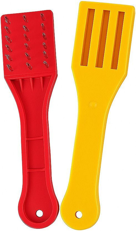 E street Fish Scale Remover, PVC with Iron Nails – Fish Skin Scraper ,Cutter,Kitchen Tool Fish Scaler(Pack of 2)