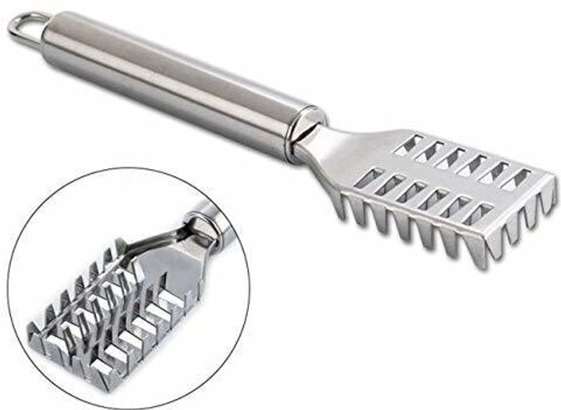 Uinque Buyer Stainless Steel Fish Scale Remover Cleaner Fish Skin Cleaner Fish Scaper 1pcs Fish Scaler(Pack of 1)