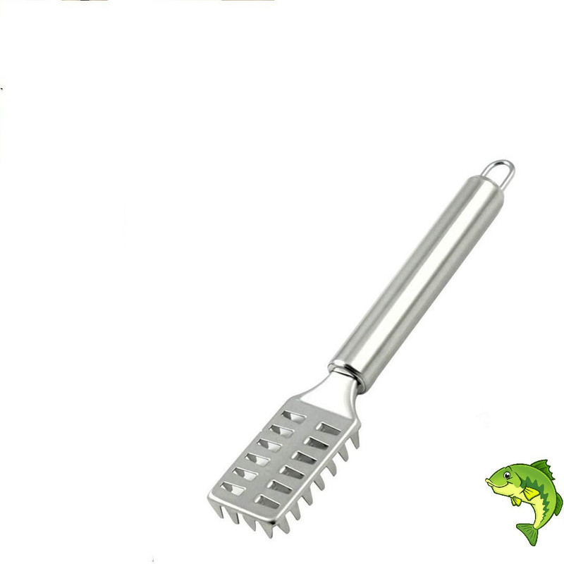 FULKIZA Fish Skin Remover Scale Scrape Scaler Brush Knife Skin Peeler Fish Tools Gadget Fish Scaler(Pack of 1)