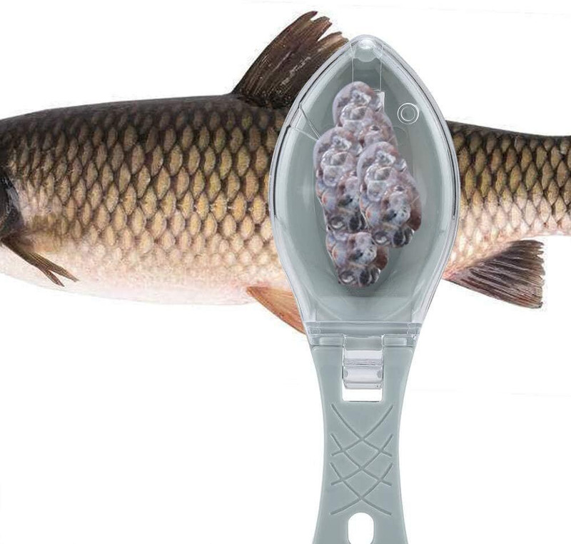 MINITUL Fast Remove Fish Skin Brush Plastic Fish Scales Graters Scraper Fish Scaler