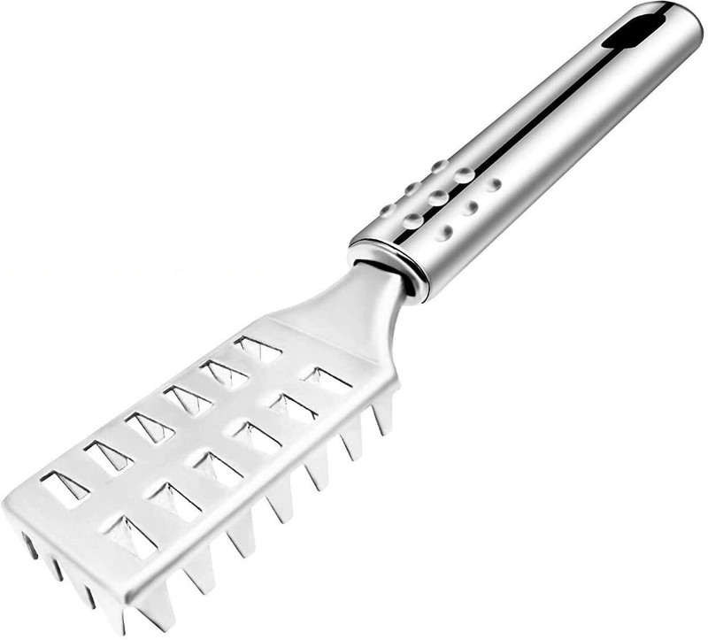 ZIRAK Fish Scaler with Stainless Steel Blade for Easy Fish Cleaning and Descaling Fish Scaler(Pack of 1)