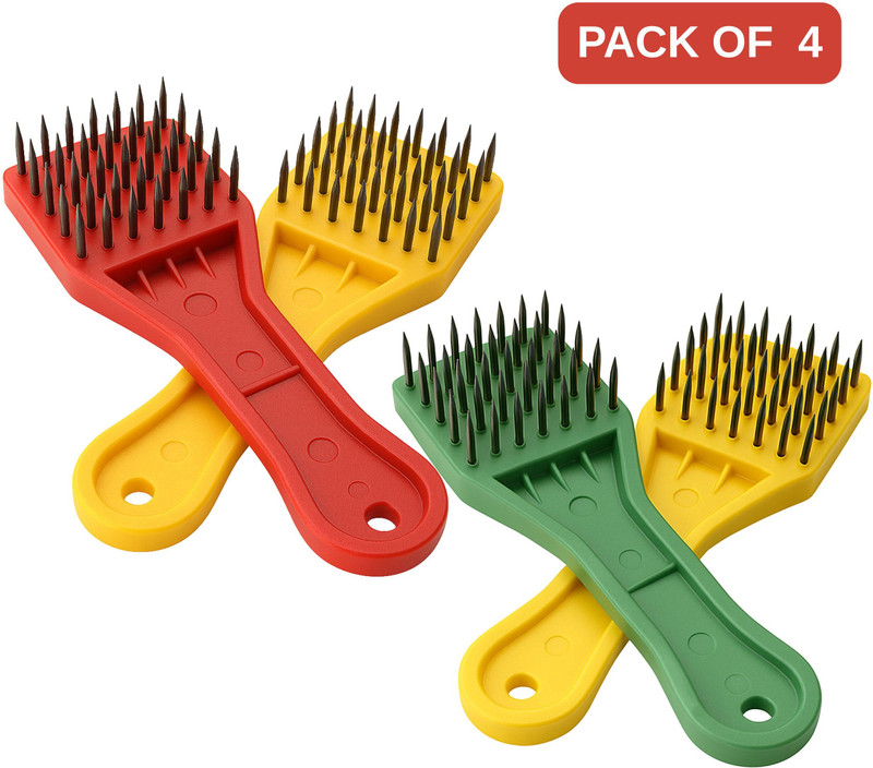 E street Fish Scale Remover,Iron Nails Fish Cleaning Machine – Fish Cleaning Tools, Fish Scaler(Pack of 4)